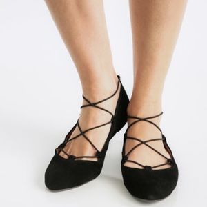 Lucky Brand Aivee Lace Up Flats